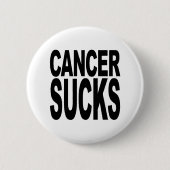 Krebs ist zum Kotzen Button (Vorderseite)