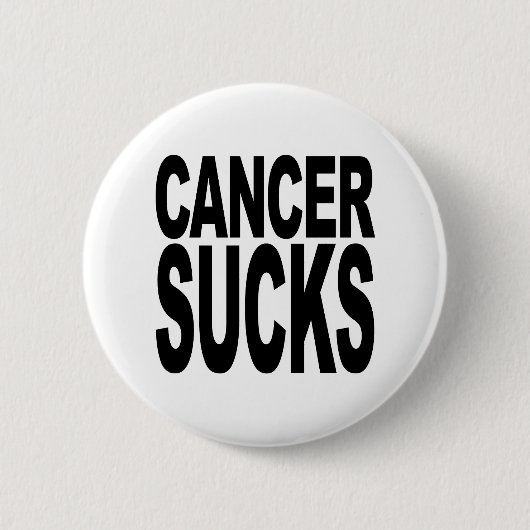 Krebs ist zum Kotzen Button (Vorderseite)