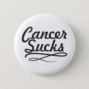 Krebs ist zum Kotzen Button