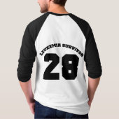 KREBS IST ZUM KOTZEN T-Shirt (Rückseite)