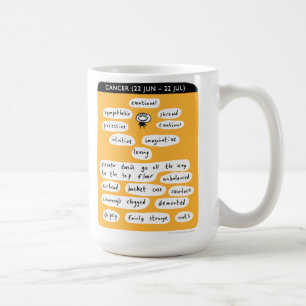 Krebs Kaffeetasse