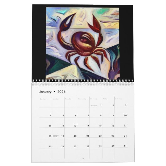 Krebs Kalender (Jan 2026)