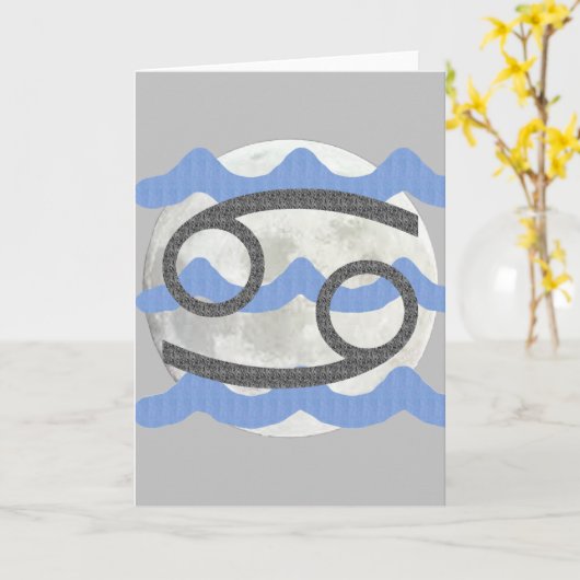 Krebs Karte (Gelbe Blume)