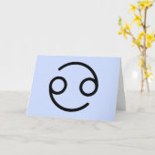 Krebs Karte (Gelbe Blume)