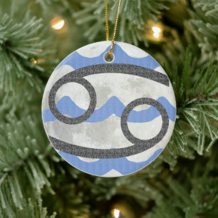 Krebs Keramik Ornament