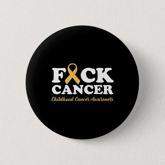 Krebs Kinderkrebs-Bewusstseinsgeschenke  Button (Vorderseite)