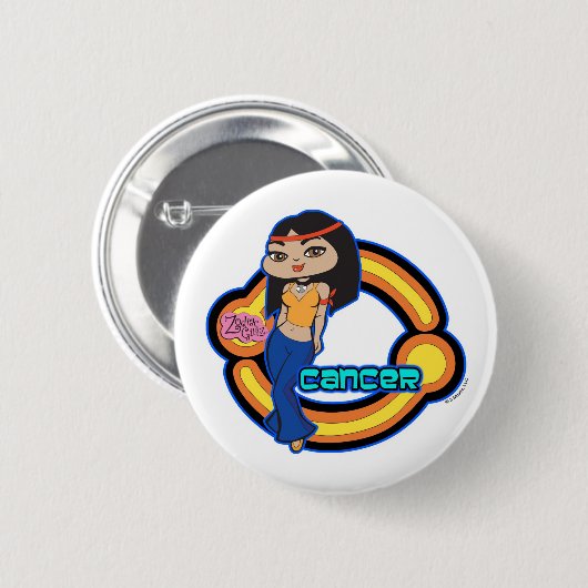 Krebs-Knopf Button (Vorne & Hinten)