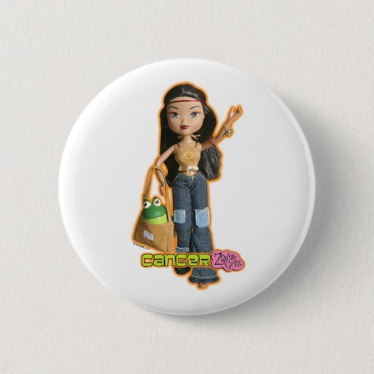 Krebs-Knopf Button (Vorderseite)