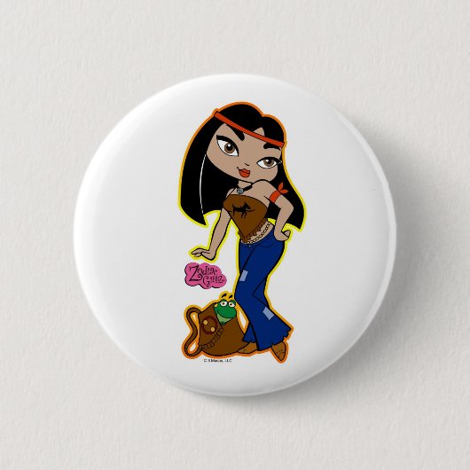 Krebs-Knopf Button (Vorderseite)