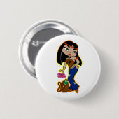 Krebs-Knopf Button (Vorne & Hinten)