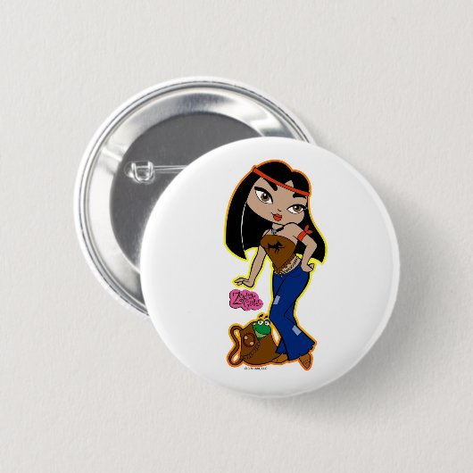 Krebs-Knopf Button (Vorne & Hinten)