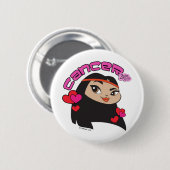 Krebs-Knopf Button (Vorne & Hinten)