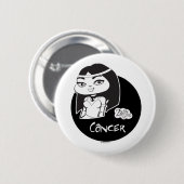 Krebs-Knopf Button (Vorne & Hinten)