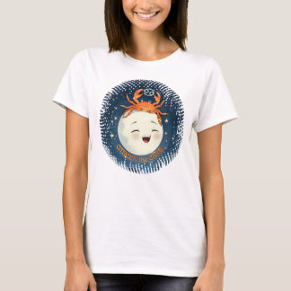 Krebs-Krebs-Astrologie Mondmond Zodiac-Schild Horo T-Shirt