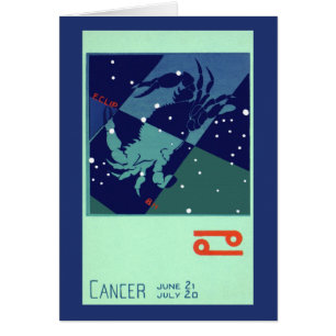Krebs Krebs Konstellation Vintage Zodiac Astrologi