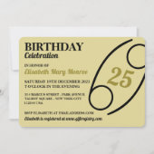 Krebs, Krebs, Zodiac-Sternzeichen, Geburtstag Einladung (Vorderseite)