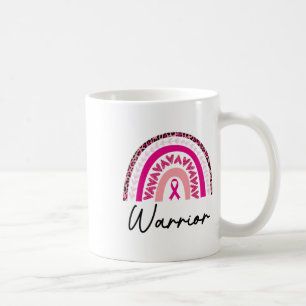 Krebs Krieger rosa Brustkrebs Bewusstsein Rainbo Kaffeetasse