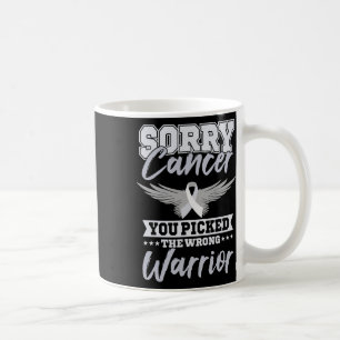 Krebs Krieger Weltkrebstag Geschenk Rosa Band  Kaffeetasse