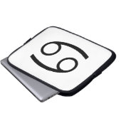 Krebs Laptopschutzhülle (Vorne Knopf)