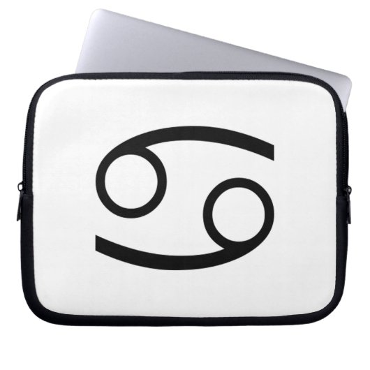 Krebs Laptopschutzhülle (Vorderseite)