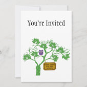 Krebs lebt nicht hier Bäume Einladung (Vorderseite)