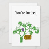 Krebs lebt nicht hier Bäume Einladung (Vorne/Hinten)