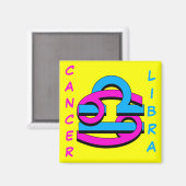 Krebs & Libra PkBl Magnet (Vorderseite/Rückseite)