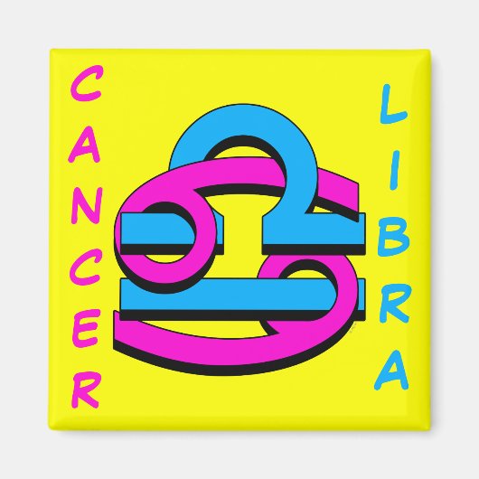Krebs & Libra PkBl Magnet (Vorne)