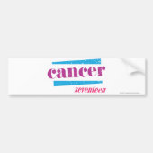 Krebs lila autoaufkleber (Vorne)