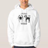 Krebs/Löwe Hoodie (Vorderseite)