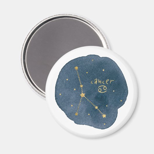 Krebs Magnet (Vorderseite/Rückseite)