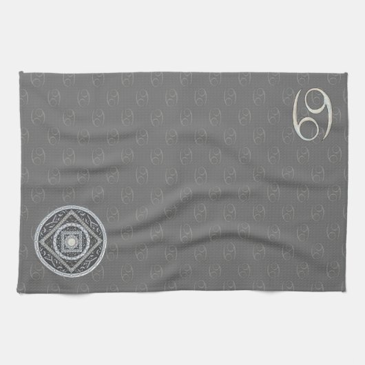 Krebs Mandala Handtuch (Horizontal)