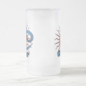 Krebs Mattglas Bierglas (Mittel)