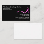 Krebs Medical Oncologist Onkologist Business Card Visitenkarte (Vorne/Hinten)