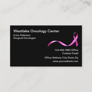 Krebs Medical Oncologist Onkologist Business Card Visitenkarte