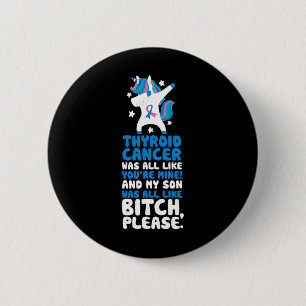 Krebs Mein Sohn Bitte zitieren Sie Unicorn Button
