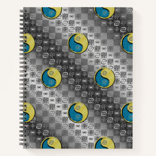 Krebs & Metall-Hase Spiralblock Notizblock