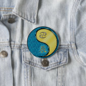 Krebs & Metalldrache Button (Beispiel)