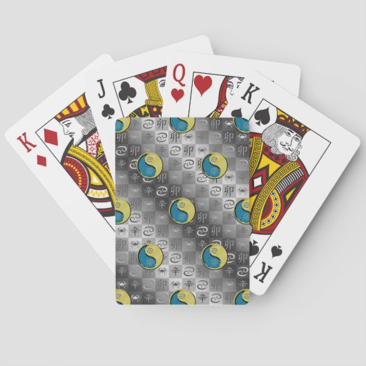 Krebs & Metallhase Spielkarten (Rückseite)