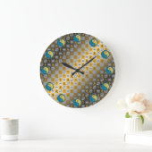 Krebs & Metallpferd Große Wanduhr (Zuhause)