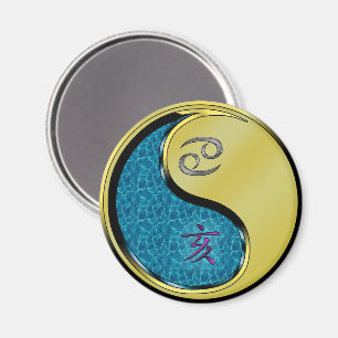 Krebs & Metallschwein Magnet