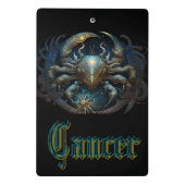 Krebs Mini Klemmbrett (Rückseite)