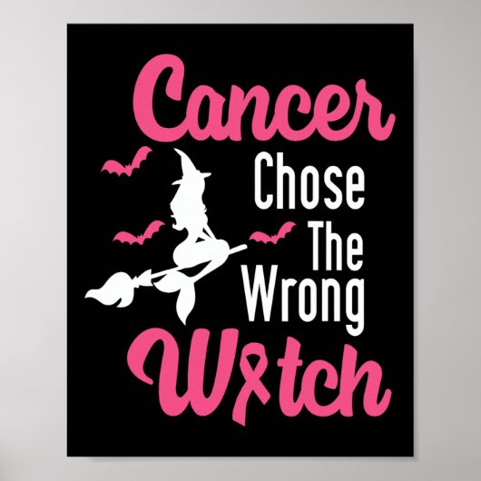 Krebs mit dem falschen rosa Hexenhut Poster (Vorne)