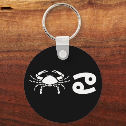 Krebs mit Symbol Schlüsselanhänger (Vorderseite)