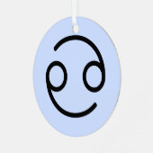 Krebs Ornament Aus Metall (Vorderseite links)