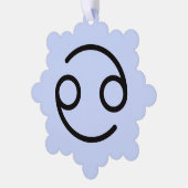 Krebs Ornament Karte (Linke Ecke)