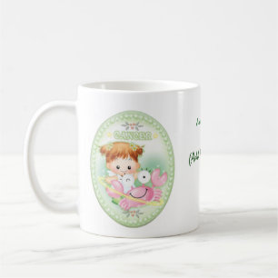 Krebs - personalisierte Tierkreis-Tasse Kaffeetasse