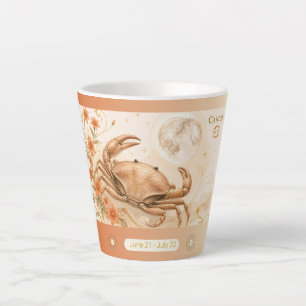 Krebs Pimpernel Art Nouveau Kleine Latte-Tasse Milchtasse