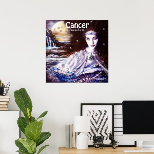 Krebs Poster (Heimbüro)