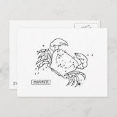 Krebs Postkarte (Vorne/Hinten)